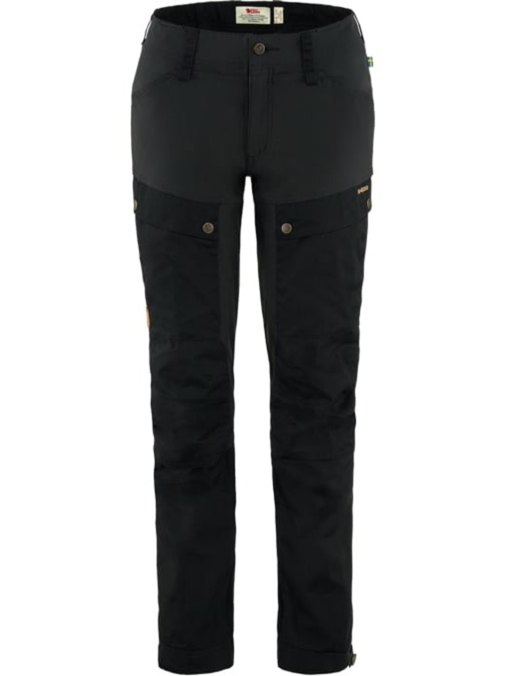 Fjallraven Womens Keb Black Outdoor Trekking Trousers